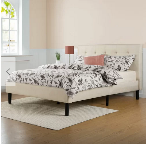 Leonard upholstered on sale platform bed