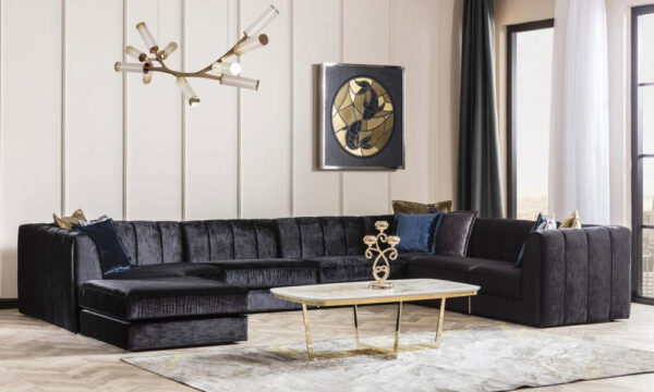 Gloria Modern Corner Sofa Set - Sleek Living